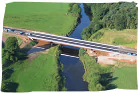 Temple Sowerby Bypass - Temple Sowerby Bypass from the air